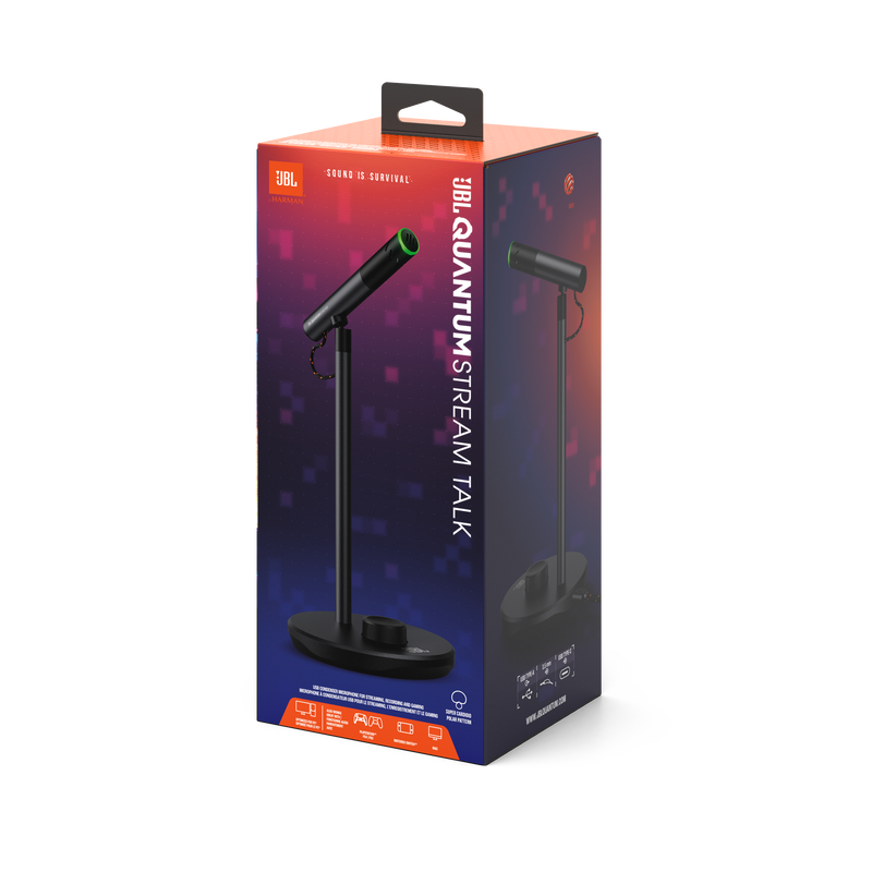 JBL Quantum Stream Talk - Black - USB condenser microphone for streaming, recording and gaming. - Detailshot 10 image number null